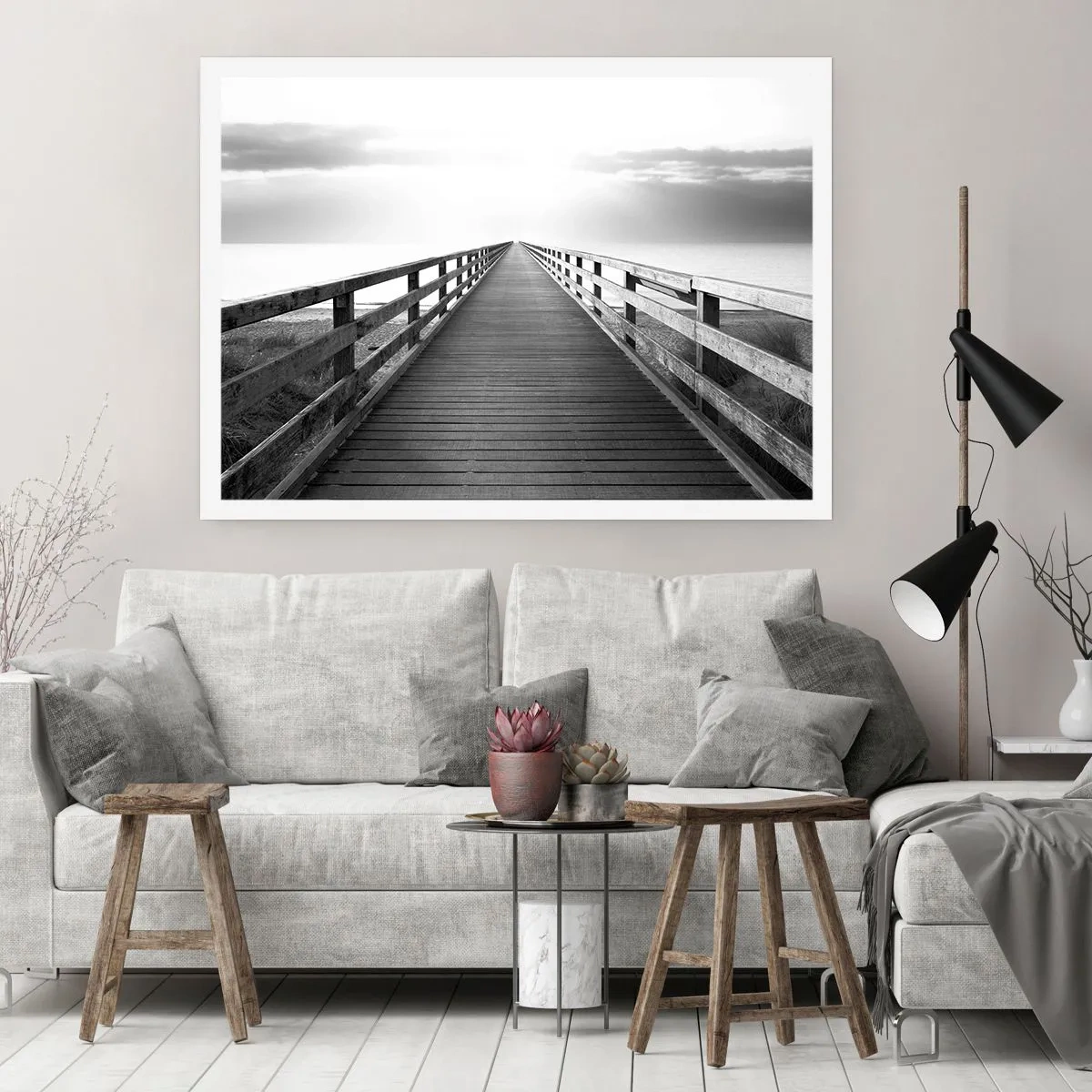 Poster - In de verte ... - 40x30 cm