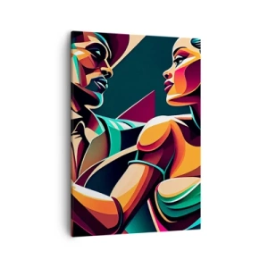Schilderen op canvas - In het ritme van het hart - 50x70 cm