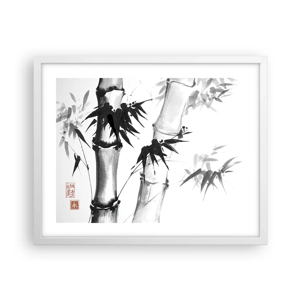 Poster in een witte lijst - Close-up op het oosten - 50x40 cm