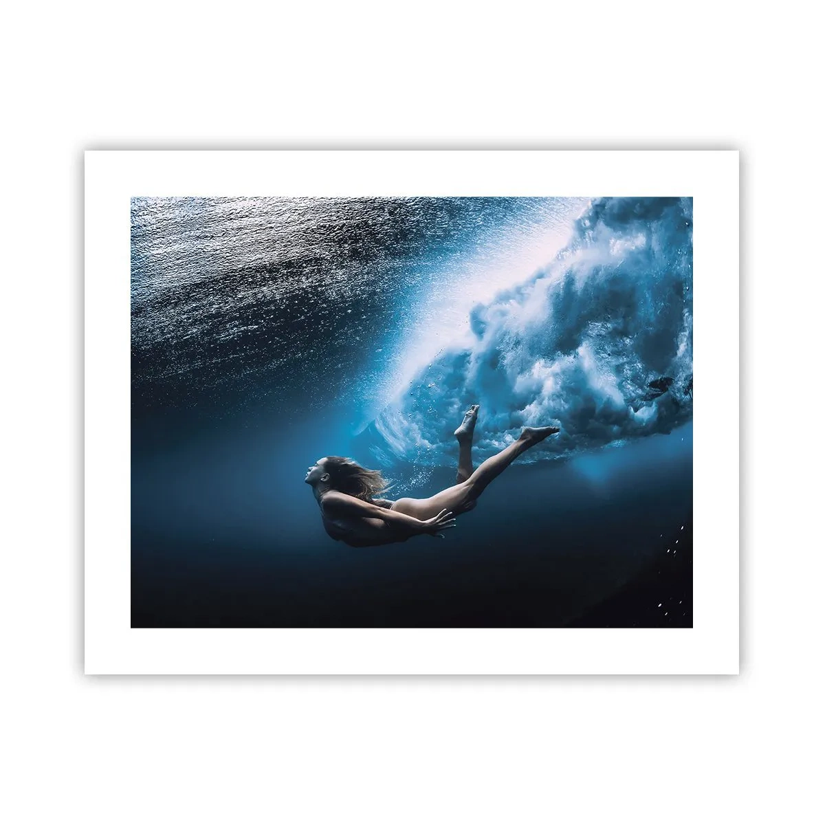 Poster - Een moderne zeemeermin - 50x40 cm