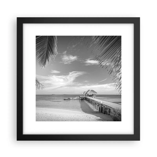 Poster in een zwarte lijst - Herinnering of droom? - 30x30 cm