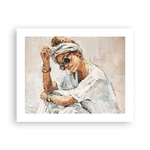 Poster - Portret in de volle zon - 50x40 cm