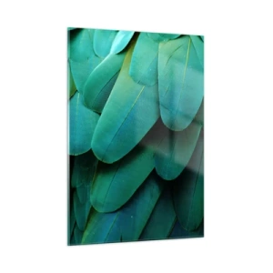 Schilderen op glas - Papegaaiachtige precisie - 50x70 cm