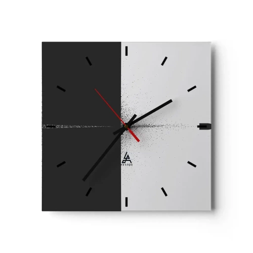 Wandklok - Klok - Rechtstreeks naar het doel - 30x30 cm