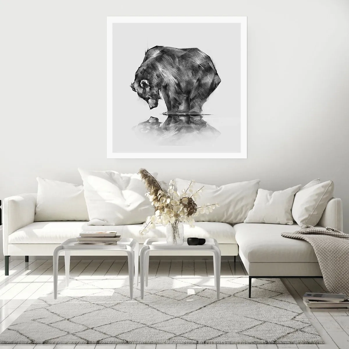 Poster - Leuk om een geliefde persoon te zien - 30x30 cm