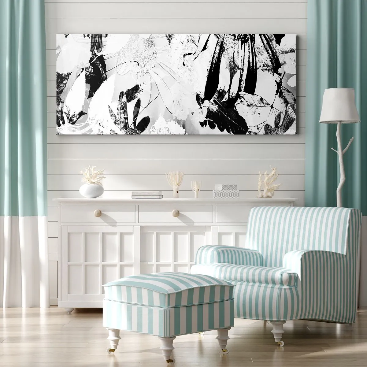 Schilderen op canvas - Herfst in cameralens - 90x30 cm