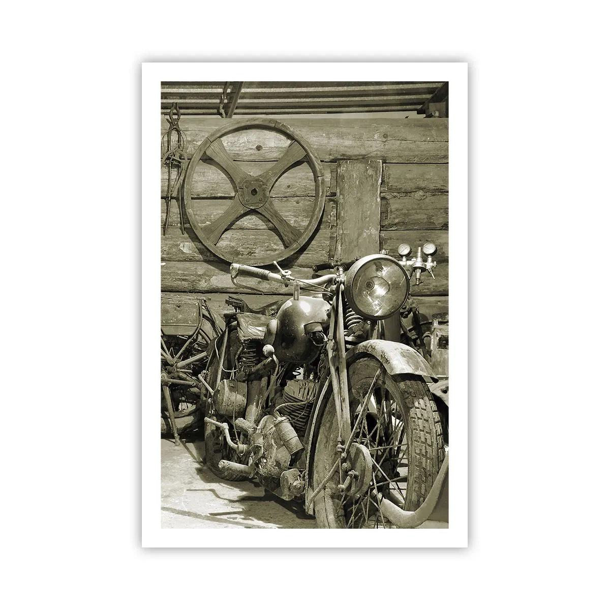 Poster - In de schuur van oom Władek - 61x91 cm