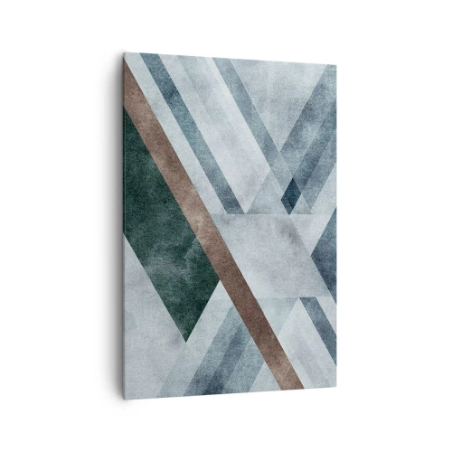 Schilderen op canvas - Verfijnde elegantie van geometrie - 70x100 cm