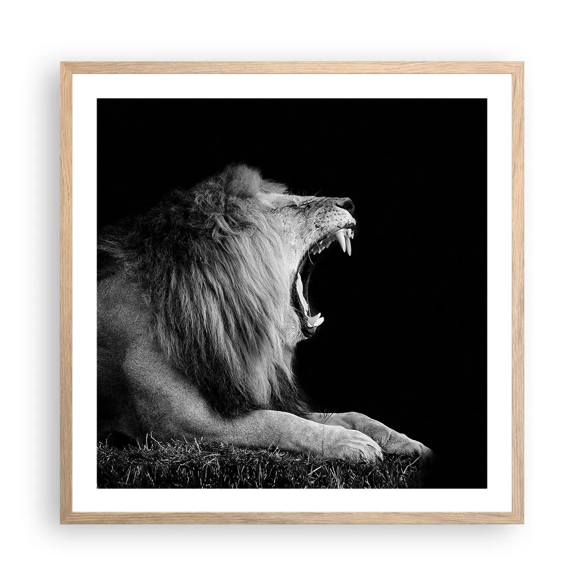Een poster in een licht eiken lijst - Zonder enige twijfel - 60x60 cm