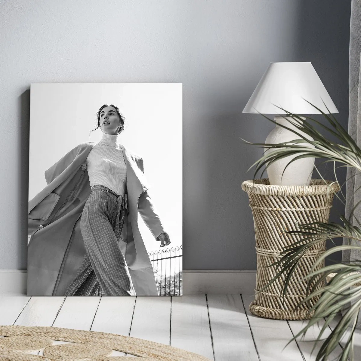 Schilderen op canvas - Ga je mee? - 45x80 cm