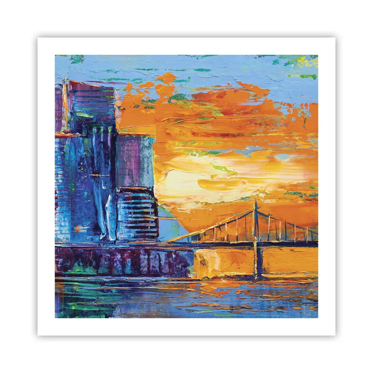 Poster - Cultuur en natuur - 60x60 cm