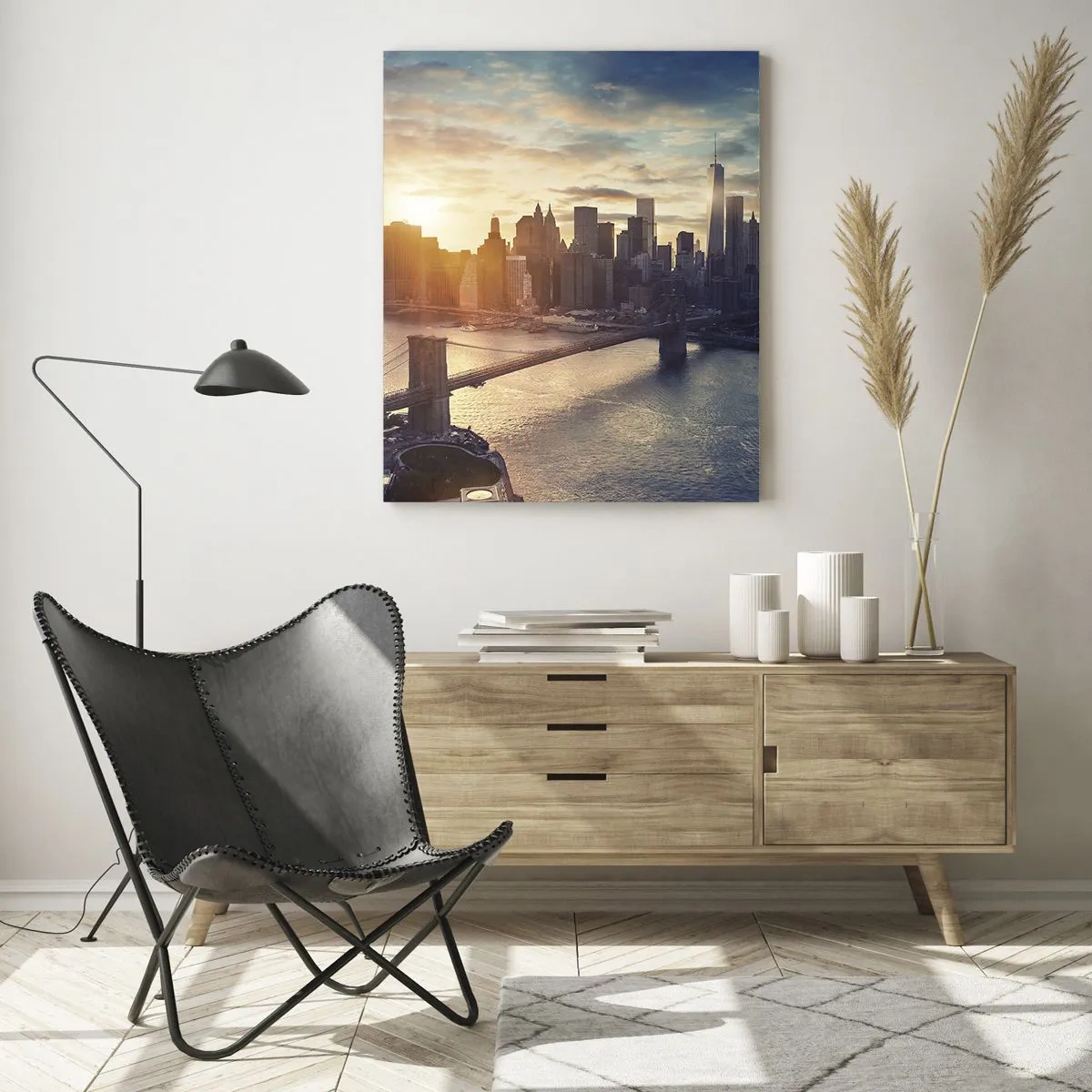 Schilderen op glas - Westers cultuurmonument - 50x70 cm