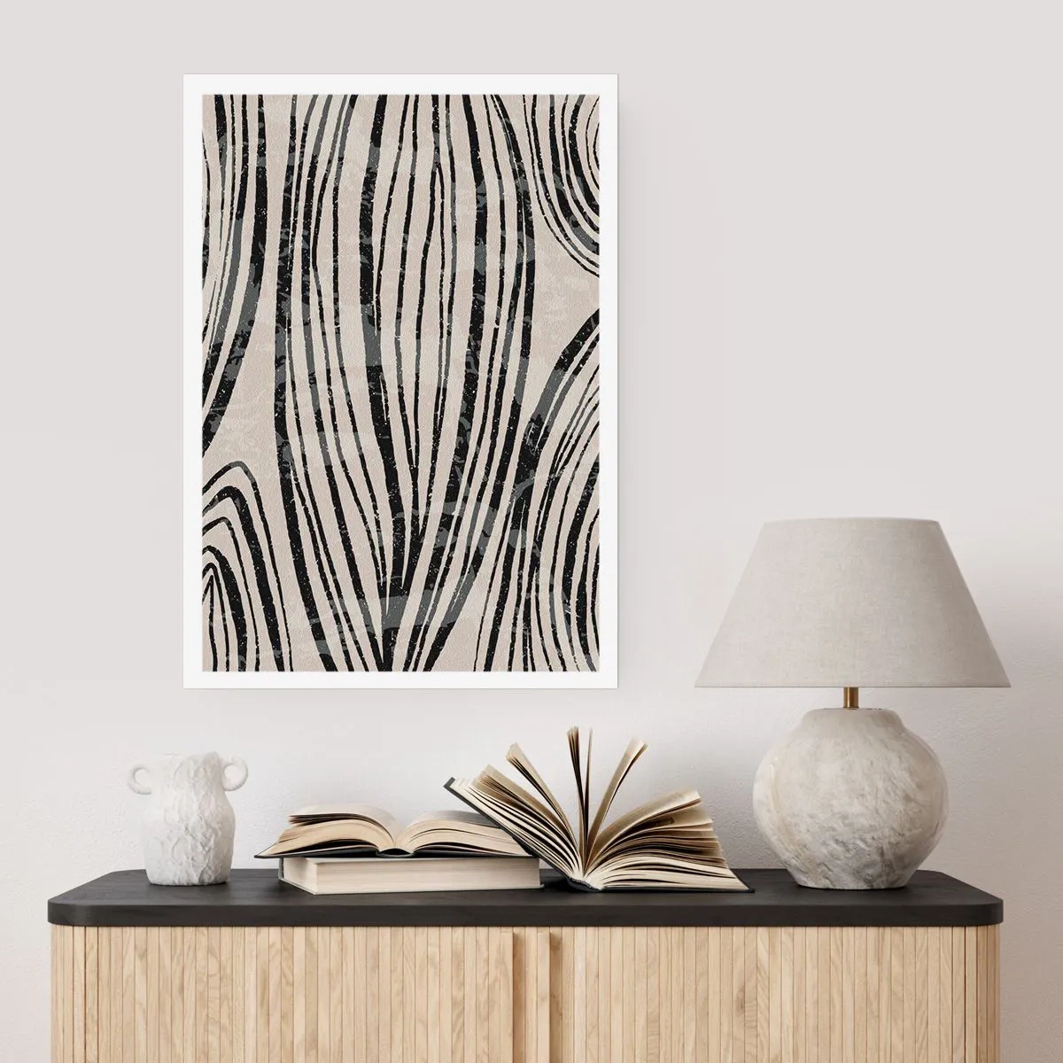 Poster - Lijnoverstromingsvlakte - 50x70 cm