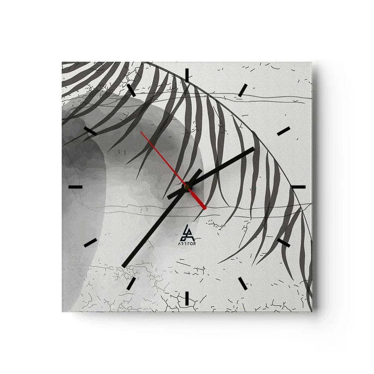 Wandklok - Klok - Het subtiele exotisme van de natuur - 40x40 cm