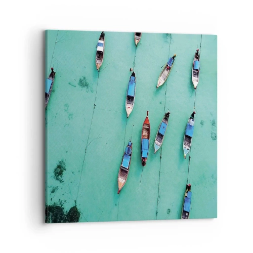 Schilderen op canvas - In blijde verwachting - 70x70 cm