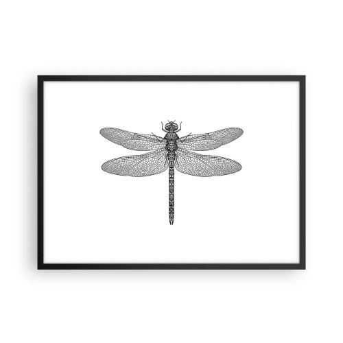 Poster in een zwarte lijst - Precisie van de natuur - 70x50 cm