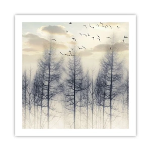Poster - Bosgeesten - 60x60 cm