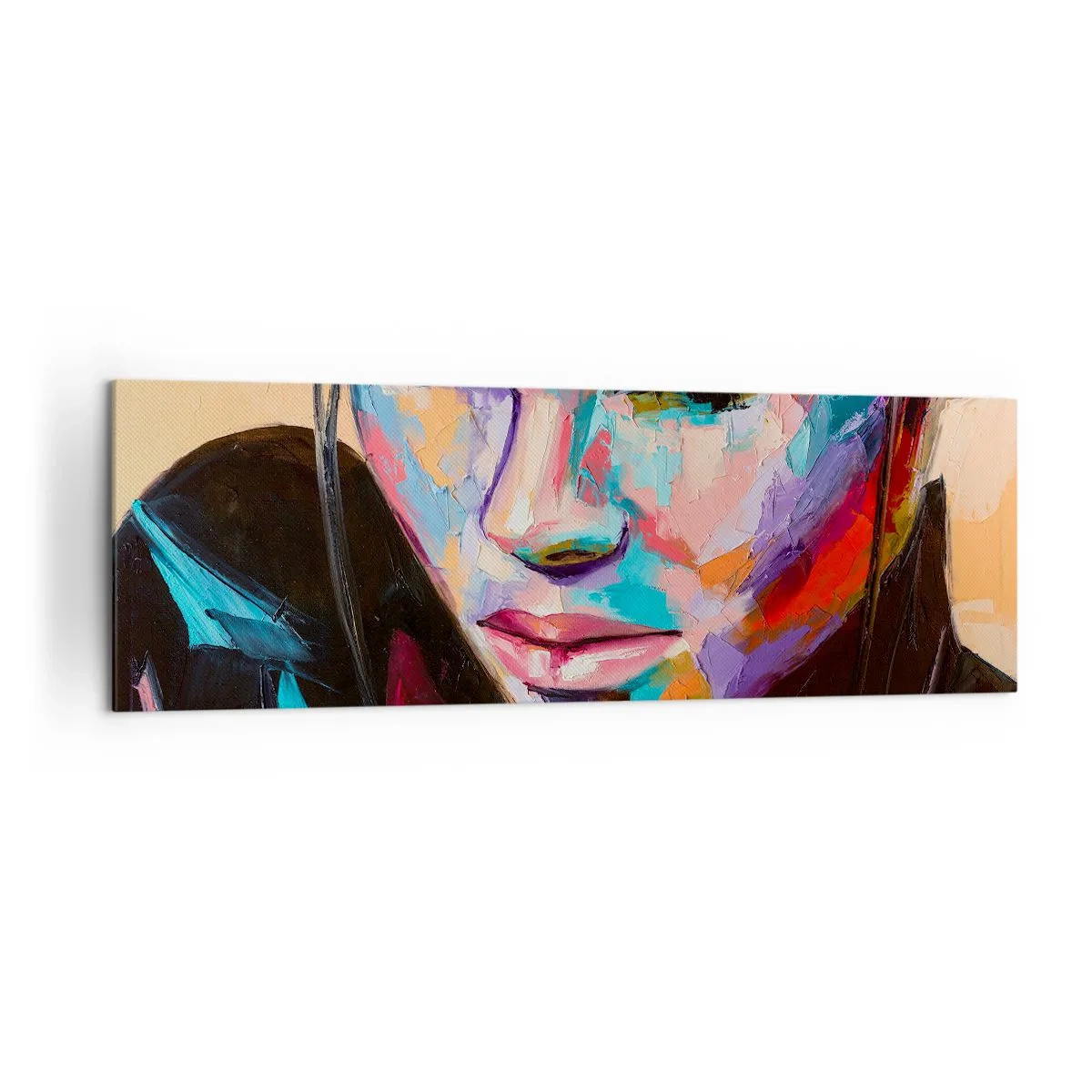 Schilderen op canvas - Wildheid in het hart - 160x50 cm