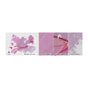 Fotobehang Monster Premium Sand - Kaart van de roze wereld - Minimalisme, Pastel, Kaart - 100x30 cm