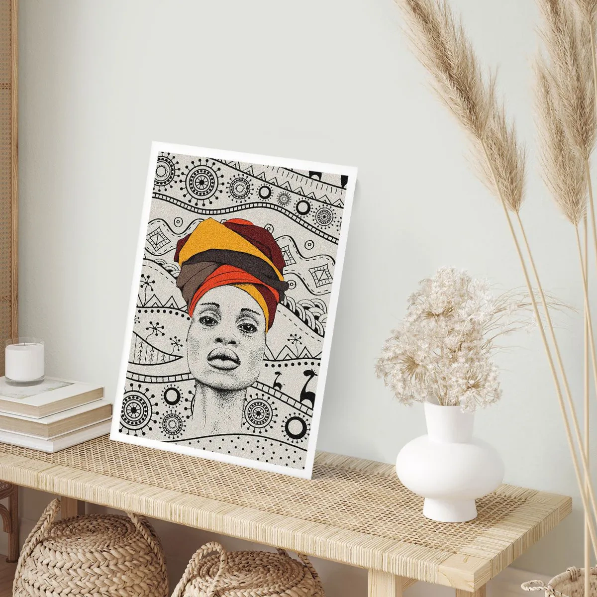 Poster - Afrikaans portret - 40x50 cm