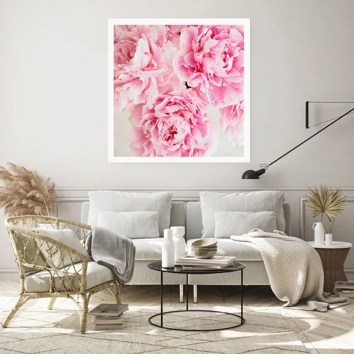 Poster - In roze glamour - 50x50 cm