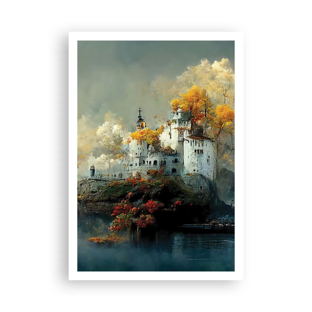 Poster - Het begin van een romantisch verhaal - 70x100 cm