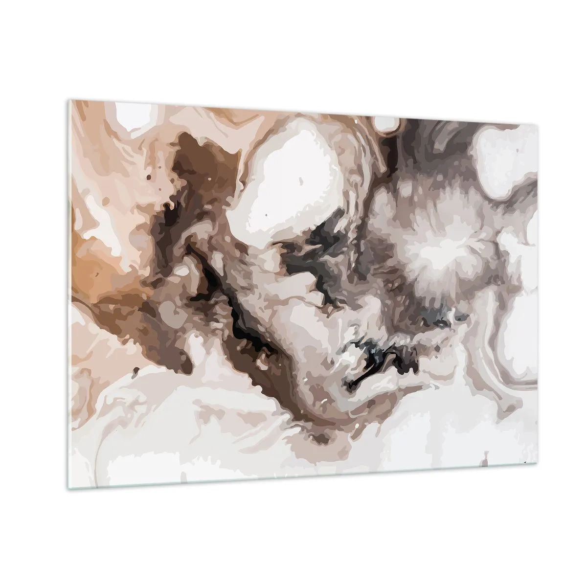 Schilderen op glas - De geboorte van een sterrenstelsel - 100x70 cm