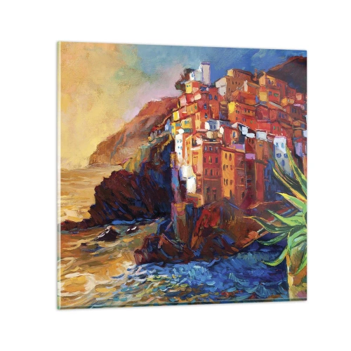 Schilderen op glas - Italiaanse sfeer - 30x30 cm