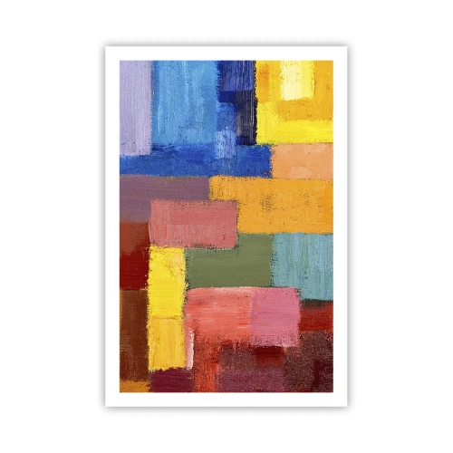 Poster - Elk is anders, allemaal kleurrijk - 61x91 cm