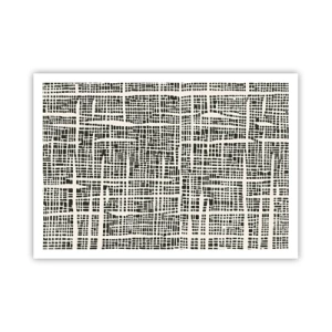 Poster - Geweven compositie - 100x70 cm