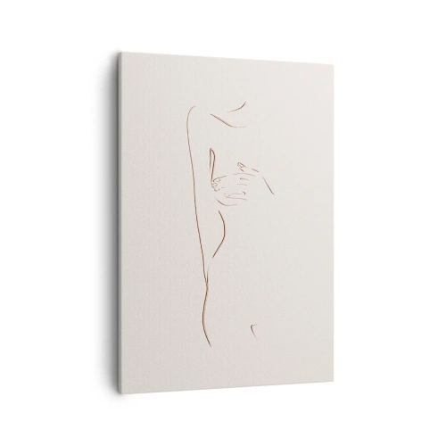 Schilderen op canvas - De vorm van verlangen - 50x70 cm