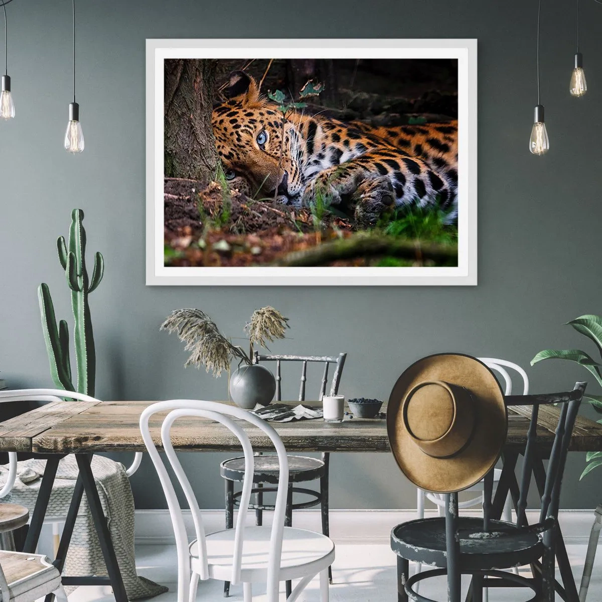 Poster in een witte lijst - Geloof me - 70x50 cm