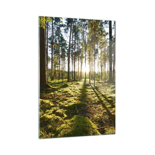 Schilderen op glas - … Achter de zeven bossen - 50x70 cm