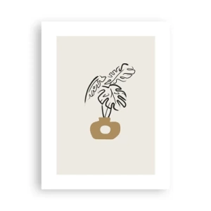 Poster - Monstera – huisdecoratie - 30x40 cm