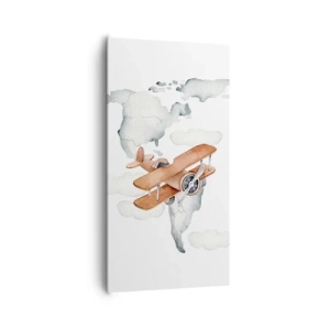 Schilderen op canvas - In een pioniersgeest - 65x120 cm