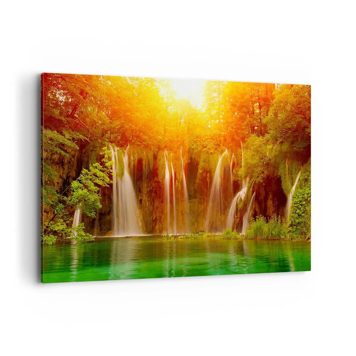 Schilderen op canvas - In de zon en in de schaduw - 120x80 cm