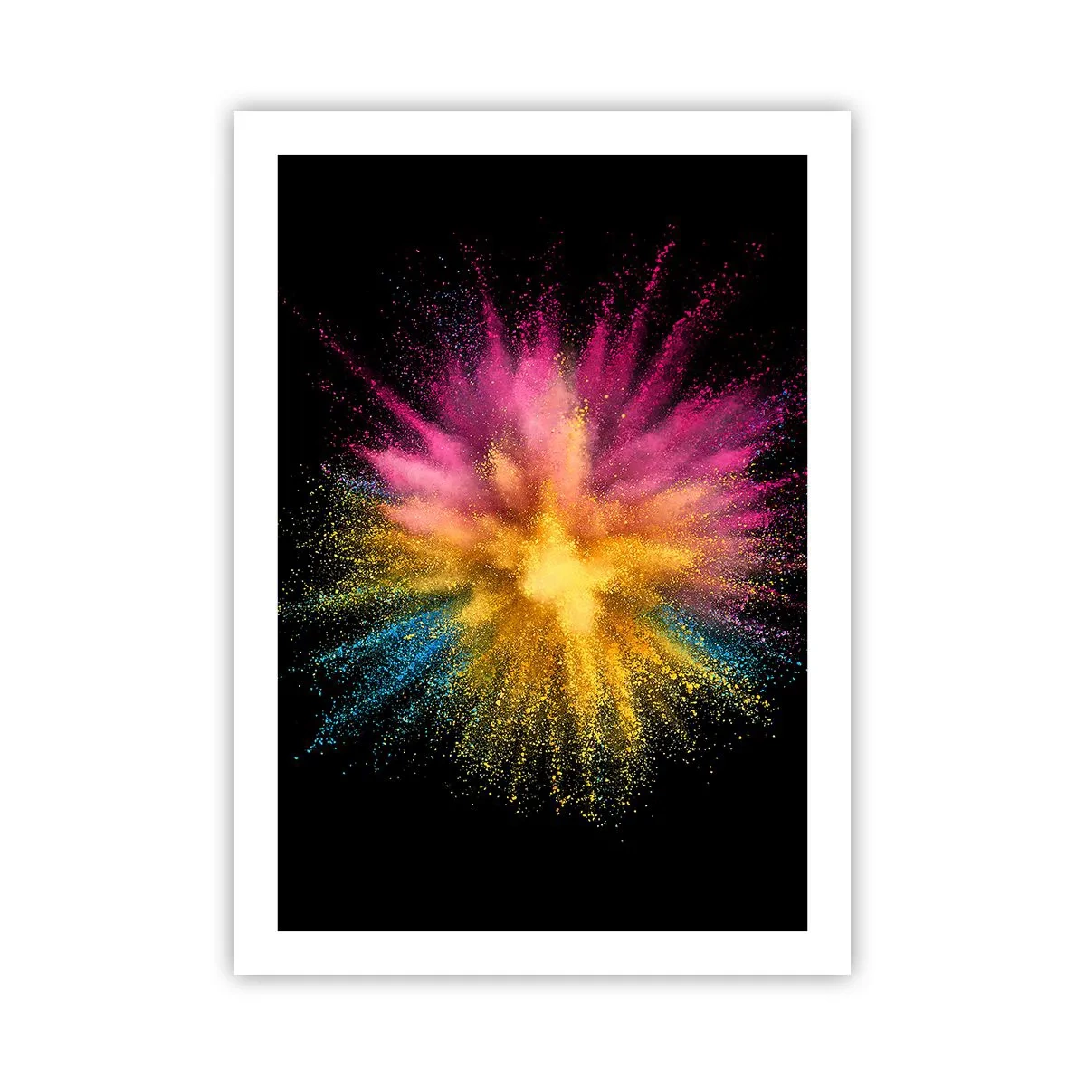 Poster - De geboorte van kleuren - 50x70 cm