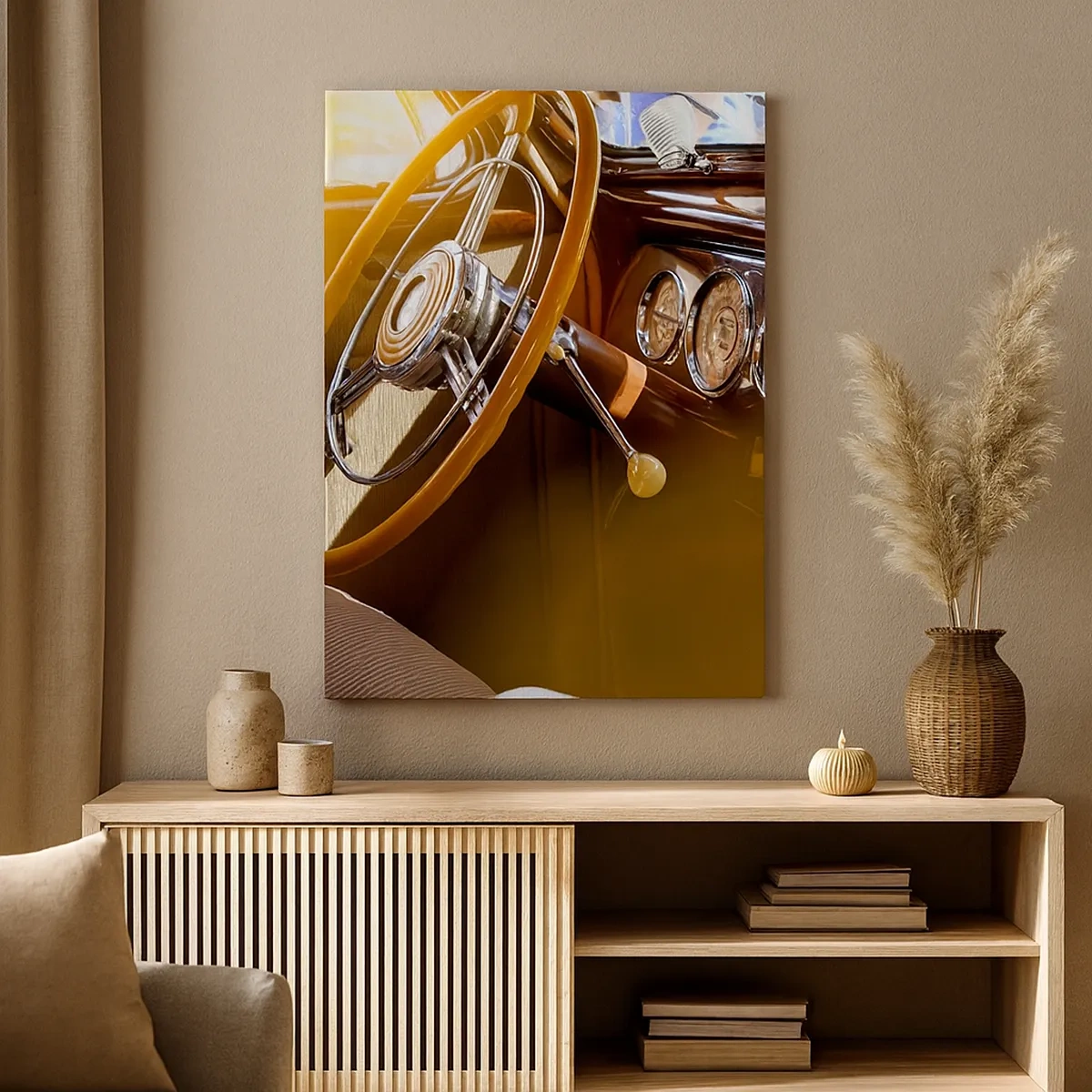 Schilderen op canvas - Een adem van luxe uit het verleden - 50x70 cm