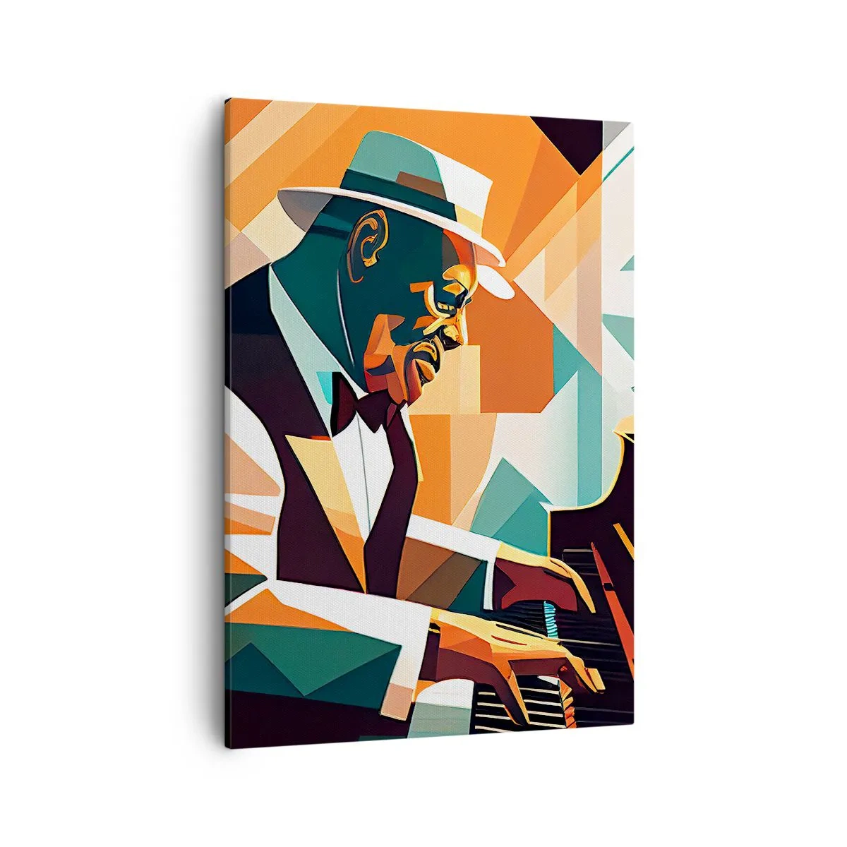 Schilderen op canvas - Al die jazz - 50x70 cm