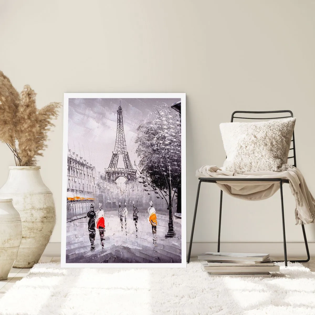 Poster - Parijs wandeling - 70x100 cm