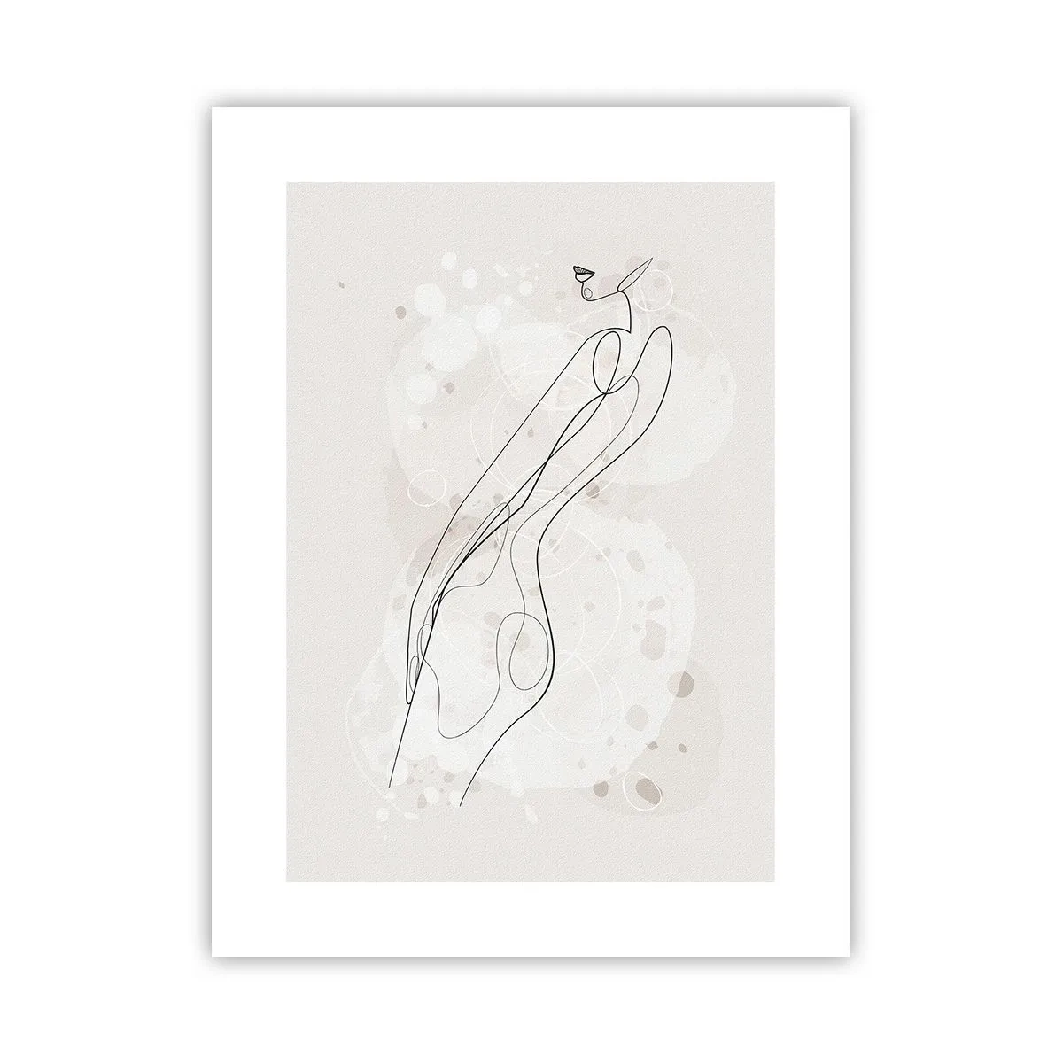 Poster - De blik dwaalt af - 30x40 cm