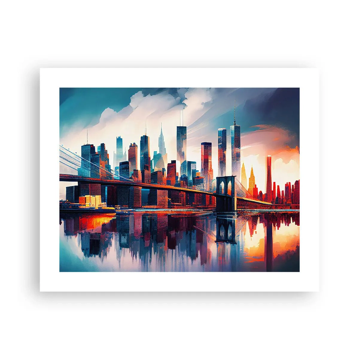 Poster - Een droomachtig New York - 50x40 cm
