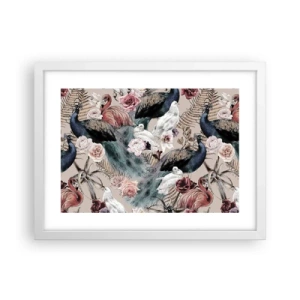 Poster in een witte lijst - In de paleistuin - 40x30 cm