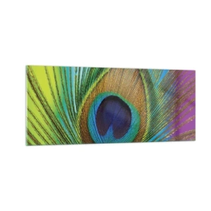 Schilderen op glas - Oog in oog - 100x40 cm