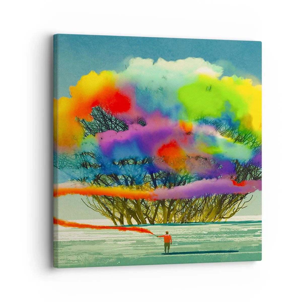 Schilderen op canvas - Breng deze wereld tot leven - 30x30 cm