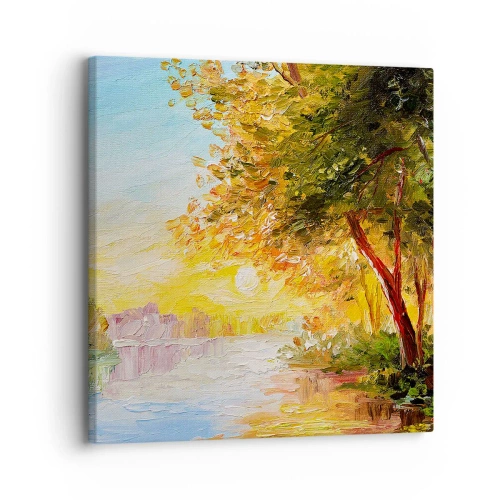 Schilderen op canvas - Et in Arcadia ego - 30x30 cm