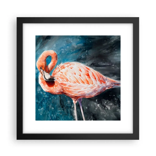 Poster in een zwarte lijst - Decoratief van aard - 30x30 cm