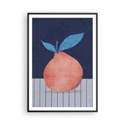 Poster in een zwarte lijst - Convexiteit en vlak - 70x100 cm