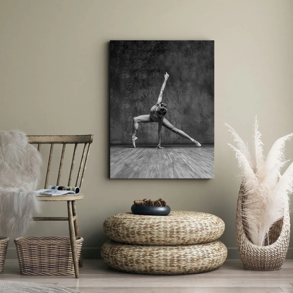 Schilderen op canvas - Het ideaal van balans - 70x100 cm