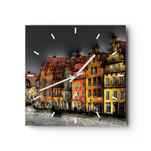 Wandklok - Klok - Het enige wat ontbreekt is een betoverde koets - 40x40 cm